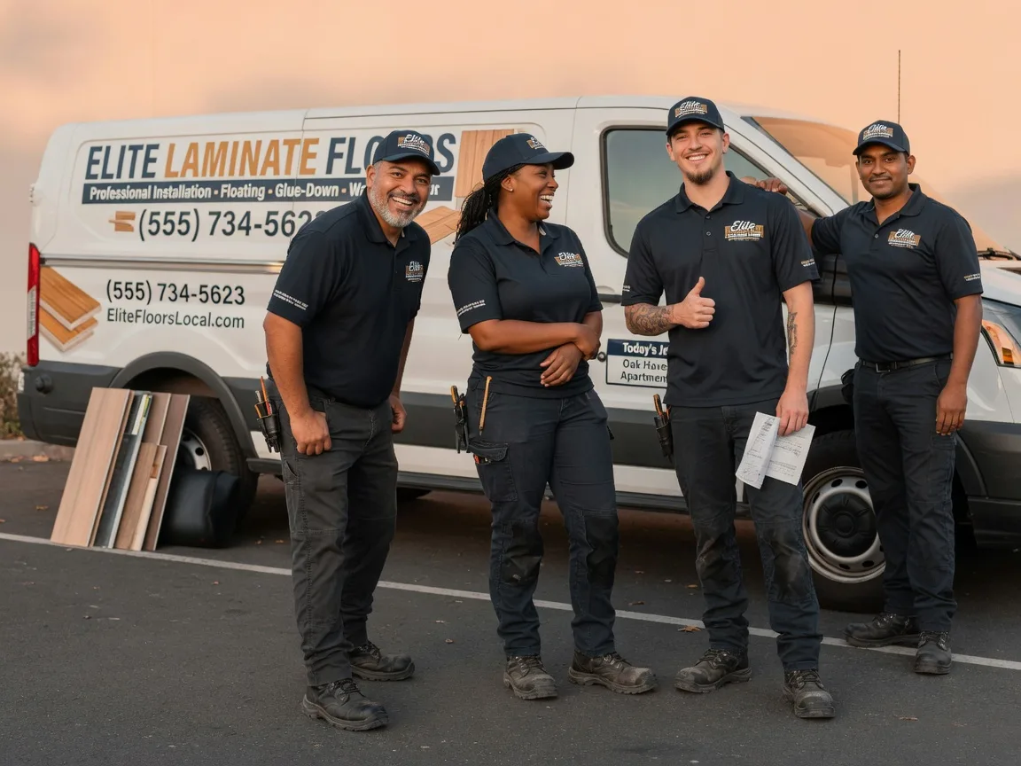 Laminate flooring installation company in Ashville, OH